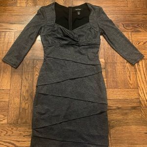 Grey Midi Dress